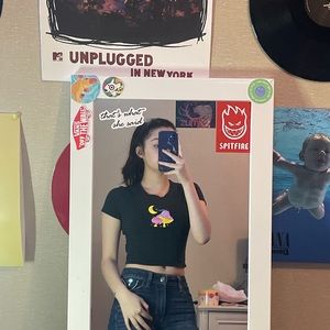 Cropped Mushroom Shirt